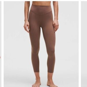 Lululemon Wunder Train High-Rise Tight with Pockets 25"–Dark Oxide–NWT–Size 6